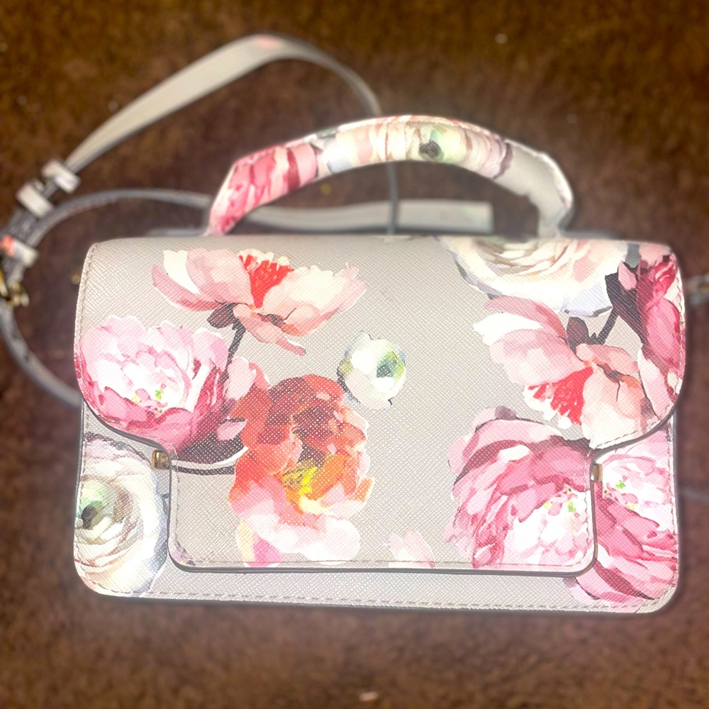 Floral shoulder bag